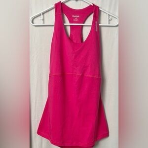 Reebok Women's Hot Pink Racerback Bra Tank Top Size Large